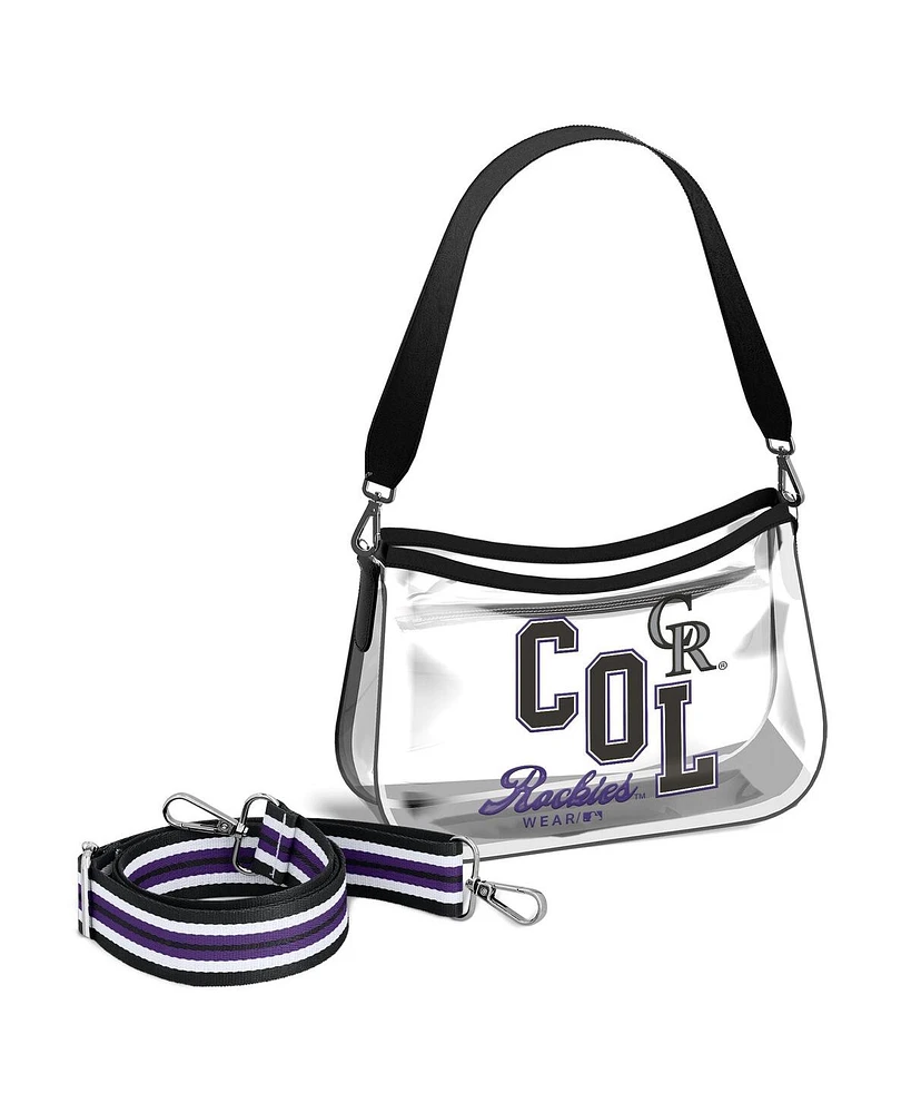Wear by Erin Andrews Colorado Rockies Clear Stadium Mini Purse