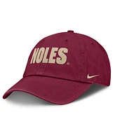 Nike Men's and Women's Garnet Florida State Seminoles Local Club Adjustable Hat