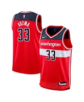 Nike Big Boys and Girls Kyle Kuzma Red Washington Wizards Swingman Jersey