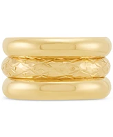 3-Pc. Set Polished Band Rings in 14k Yellow Gold