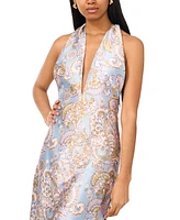 Parker Women's The Nia Printed V-Neck Maxi Dress