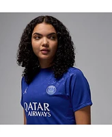 Jordan Women's Blue Paris Saint-Germain 2024/25 Fourth Academy Pro Pre-Match Top