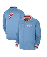 Nike Men's Light Blue Memphis Grizzlies 2024/25 City Edition Authentic Showtime Performance Full-Zip Jacket