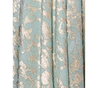 Betsy & Adam Women's Metallic V-Neck Ruched-Waist Gown
