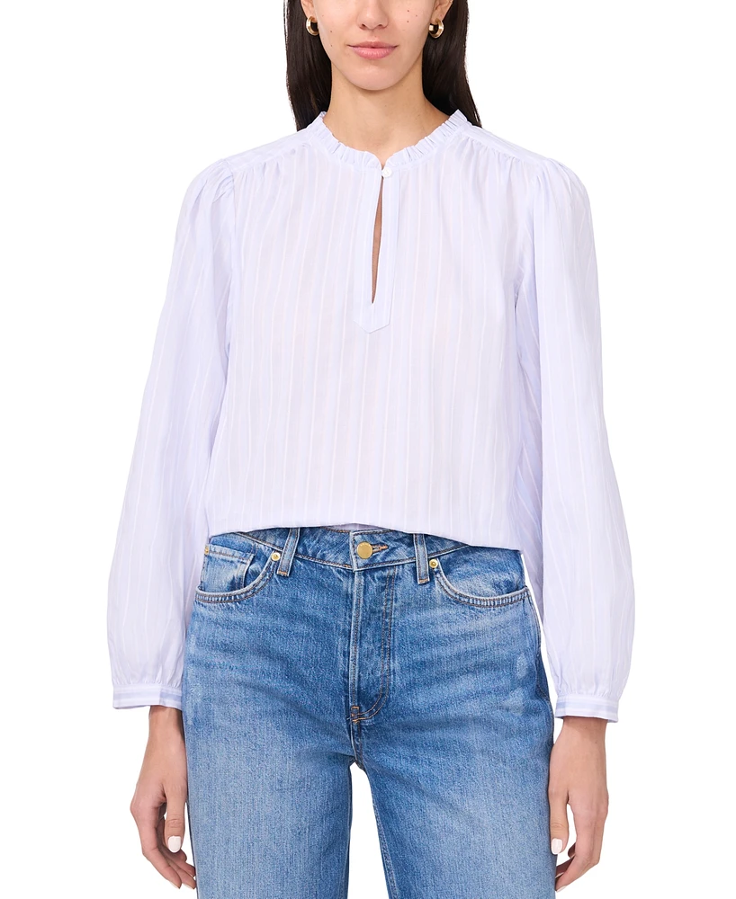 Parker Women's Cotton The Alora High-Neck Blouse