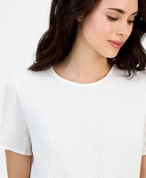 Ak Anne Klein Women's Short-Sleeve Blouse