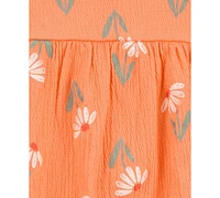 Carter's Baby Girls Floral Tank Romper