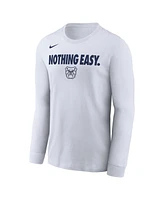 Nike Men's White Butler Bulldogs 2025 On-Court Bench Long Sleeve T-Shirt