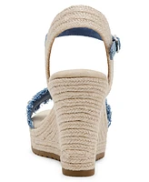 Anne Klein Women's Wilton Embellished Espadrille Wedge Sandals