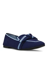 Anne Klein Women's Tanya Bow Knit Slip On Loafers