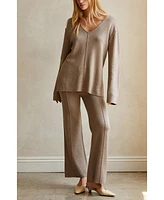 Crescent Women's Erina Lounge Sweater Knit Pants