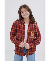 Harry Potter Boys Flannel Button Down Dress Shirt