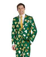 OppoSuits Men's St. Paddy's Day Suit - Patrick's Party Wear Slim Fit Green