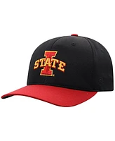 Top of the World Men's Black Iowa State Cyclones Reflex Fitted Hat