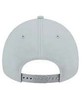 New Era Men's Gray Oakland Raiders Gridiron Classics A-Frame 9FORTY Adjustable Hat