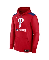 Nike Men's Red Philadelphia Phillies Authentic Collection Performance Pullover Hoodie