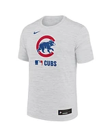 Nike Men's White Chicago Cubs Authentic Collection Velocity Performance Practice T-Shirt