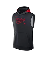 Nike Men's Navy Minnesota Twins Authentic Collection Performance Sleeveless Pullover Hoodie