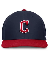 Nike Men's Navy/Red Cleveland Guardians Pro Performance Snapback Hat