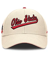 Nike Men's Natural Ohio State Buckeyes Primetime Rise Adjustable Hat