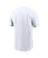 Nike Men's White Lsu Tigers Baseball Logo T-Shirt