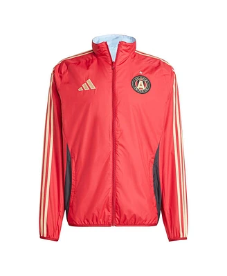 Adidas Men's Red Atlanta United Fc 2025 Anthem Reversible Full-Zip Jacket