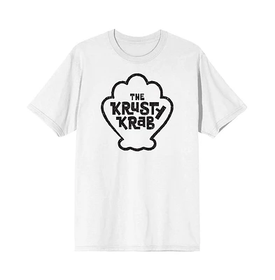 SpongeBob SquarePants Big & Tall The White Krusty Krab Logo Tee - 4XLB