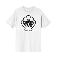 SpongeBob SquarePants Men's The White Krusty Krab Logo Tee - 3XL