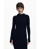 Desigual Women's Fitted dress with hood