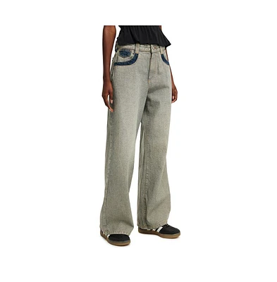 Cotton On Women's Relaxed Wide Jean