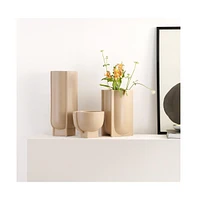 Monaco Ceramic Matte Vase Set3