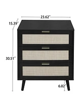 Mondawe 3 Drawer Cabinet, Suitable for bedroom, living room, study