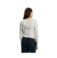 Cotton On Women's Zip It Good Hood Knit Cardigan