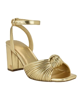 Tommy Hilfiger Women's Sarifina Knotted Block Heel Sandals