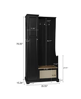 Mondawe 1 Door Closet, Suitable for Living Room, Entryway, Bedroom