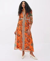 Raishma Studio Women's Aspen Orange Dress