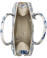 Brahmin Caroline Melbourne Embossed Leather Satchel
