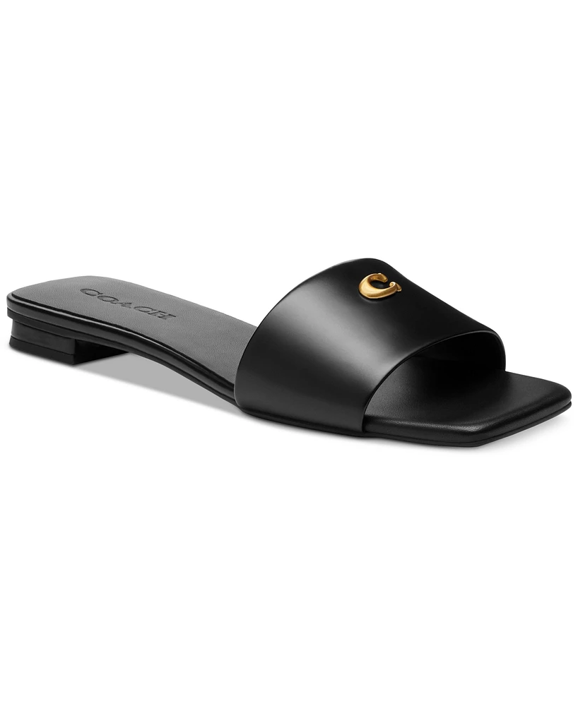 Coach Women's Sculpted C Flat Sandals