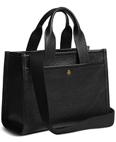 Coach Cargo Pebbled Leather Tote Bag 26