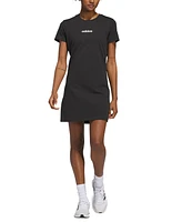 adidas Women's Cotton Essentials Short-Sleeve T-Shirt Dress