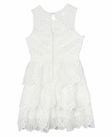 Rare Editions Big Girls Crochet Lace Social Dress