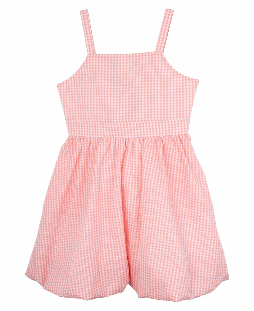 Rare Editions Big Girls Gingham Bubble Dress