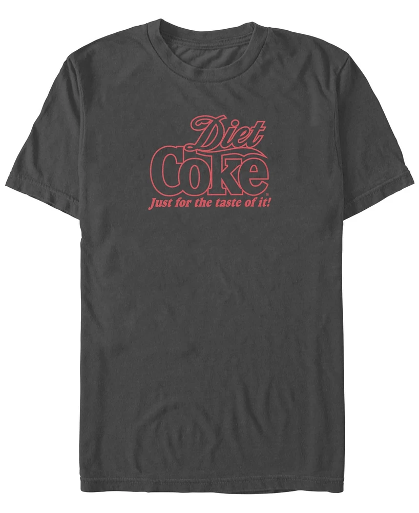 Coca-Cola Men's Diet Coke Outline Short Sleeve T-Shirt