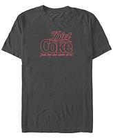 Coca-Cola Men's Diet Coke Outline Short Sleeve T-Shirt