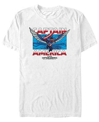 Marvel Men's Sam Captain America Short Sleeve T-Shirt