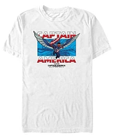 Marvel Men's Sam Captain America Short Sleeve T-Shirt
