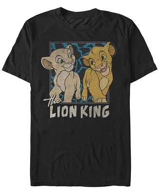 Lion King Men's Simba and Nala Short Sleeve T-Shirt