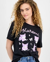 Grayson Threads, The Label Juniors' Kuromi Bow Graphic T-Shirt