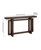 Hudson & Canal 55" Breslow Wide Rectangular Console Table