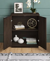 Hudson & Canal 28" Mansfield Wide Rectangular Accent Cabinet
